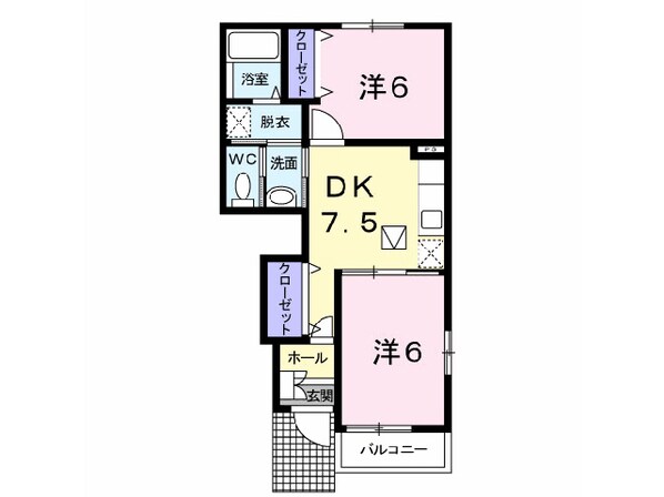 リトルマーシュⅡの物件間取画像